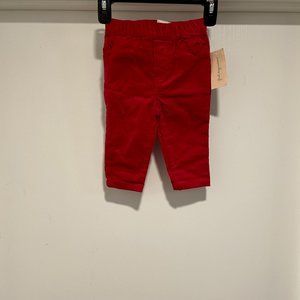 FIRST IMPRESSIONNS CHERRY RED PANTS